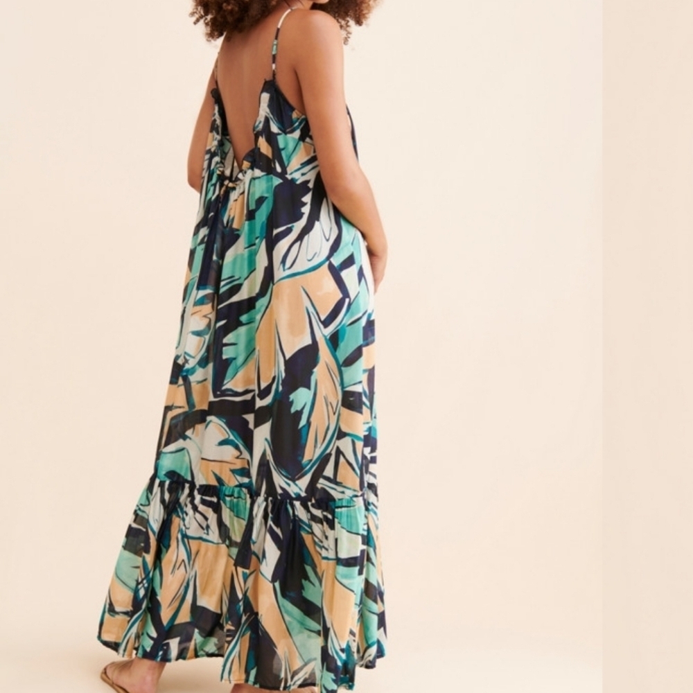 By Anthropologie Malika Low Back Dress - Picture 2 of 9
